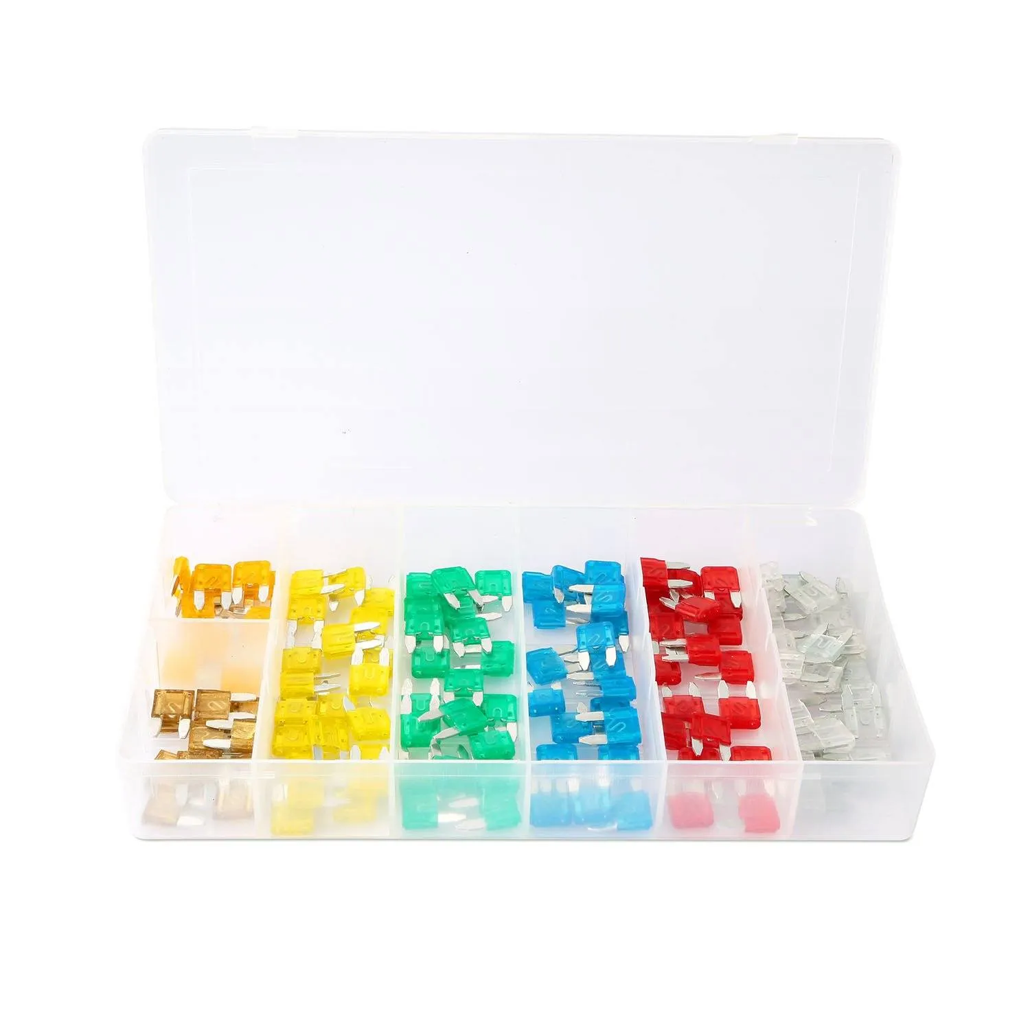 120-Pieces: Mini Auto Blade Fuse Set