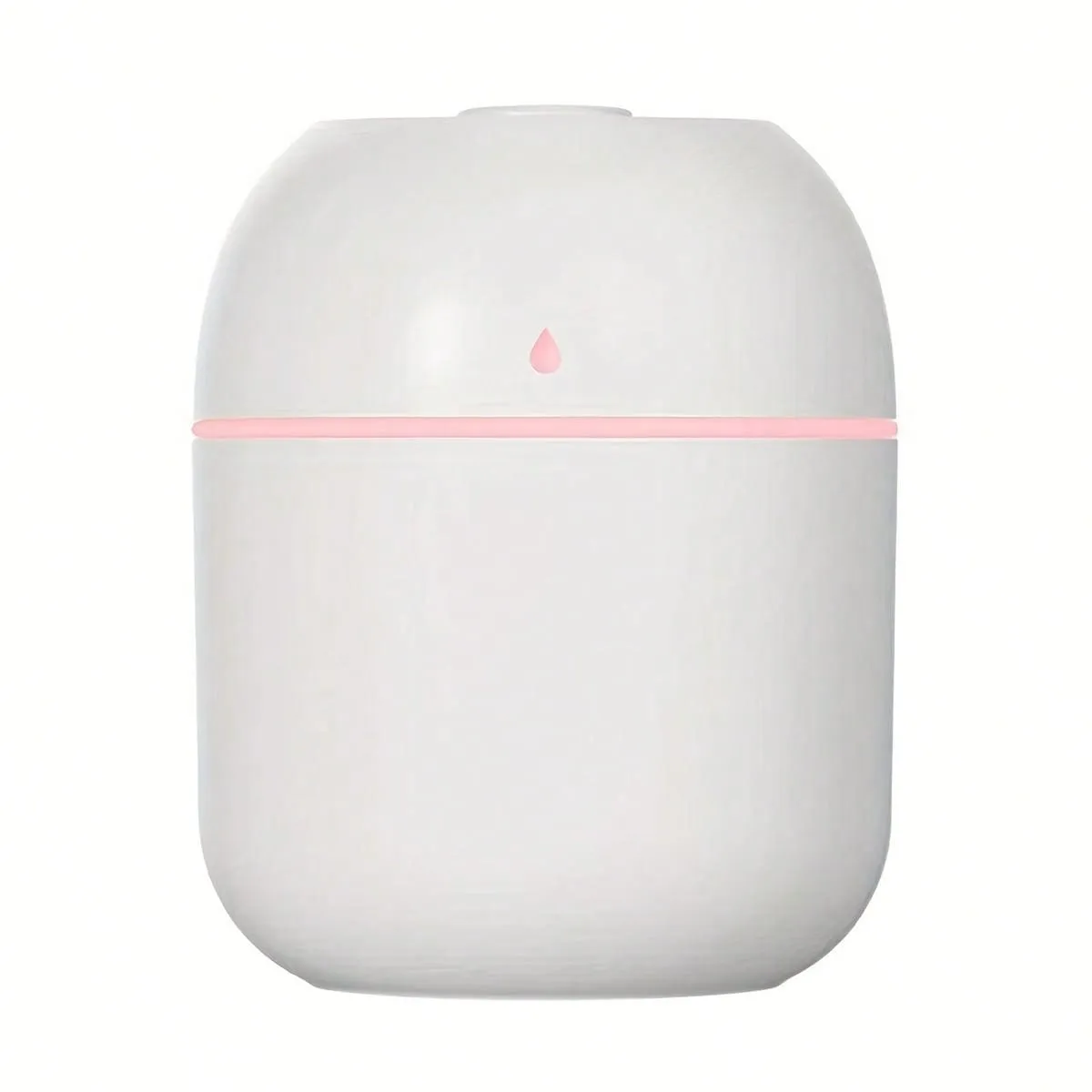 1pc Usb-powered 220ml Mini Droplet-shaped Portable Air Humidifier & Essential Oil Diffuser, Car & Home Use, Suitable For Office & Home