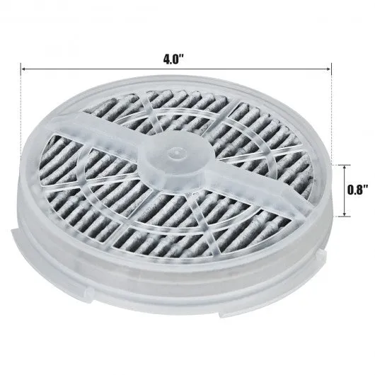 2 Pcs Air Purifier Replacement Filter with Activated Carbon Material