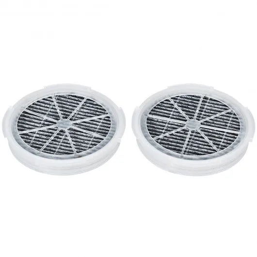 2 Pcs Air Purifier Replacement Filter with Activated Carbon Material