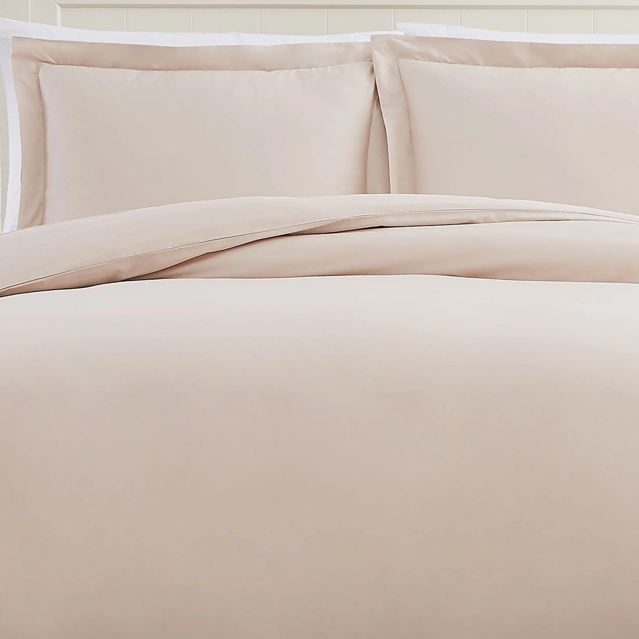 300 Thread Count Sateen Solid Cotton Duvet Cover Set