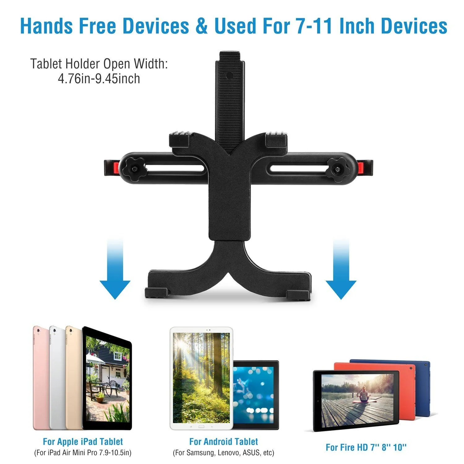 360° Rotation Car Tablet Holder