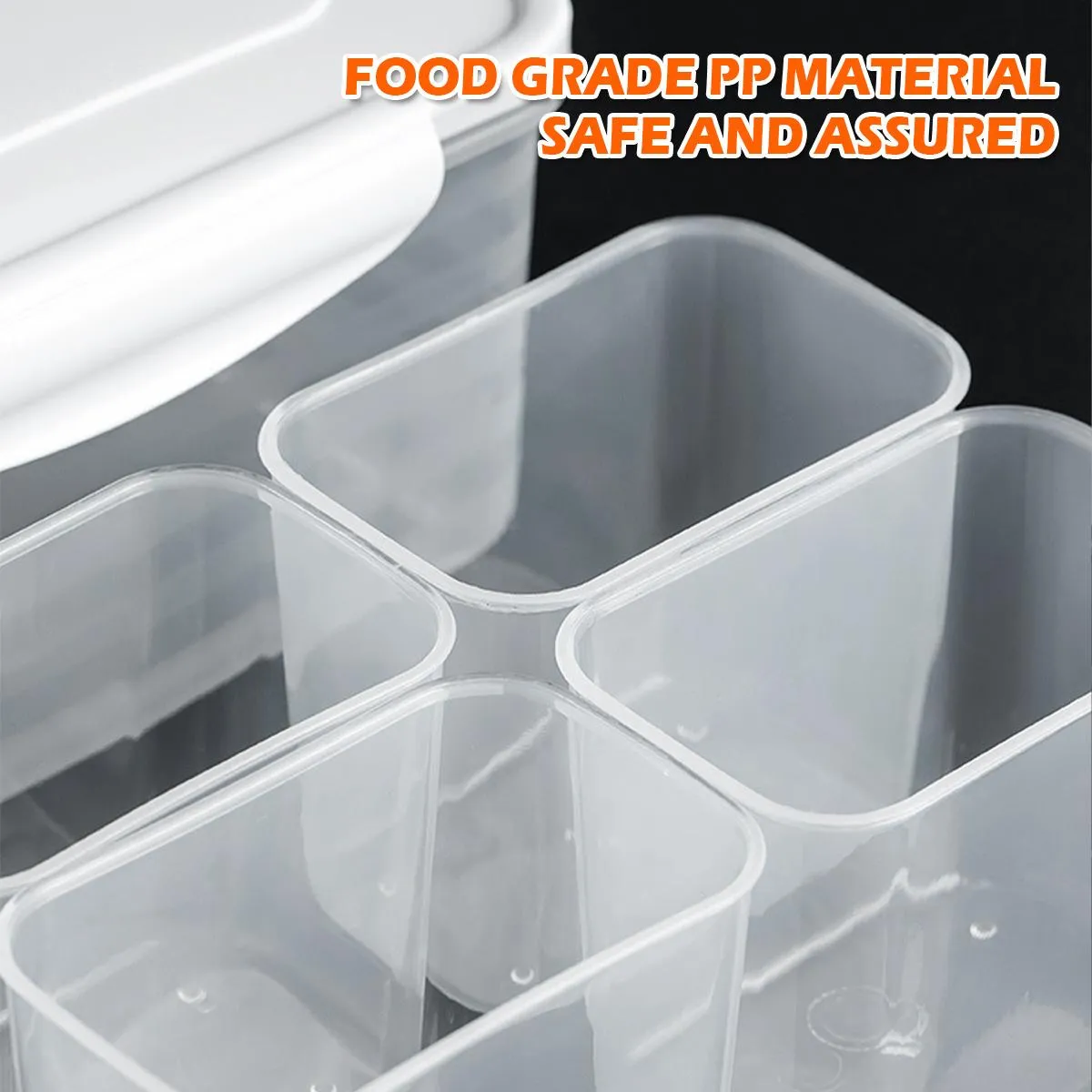 4-Compartment Meal Prep Container with Locking Lids, HG0014