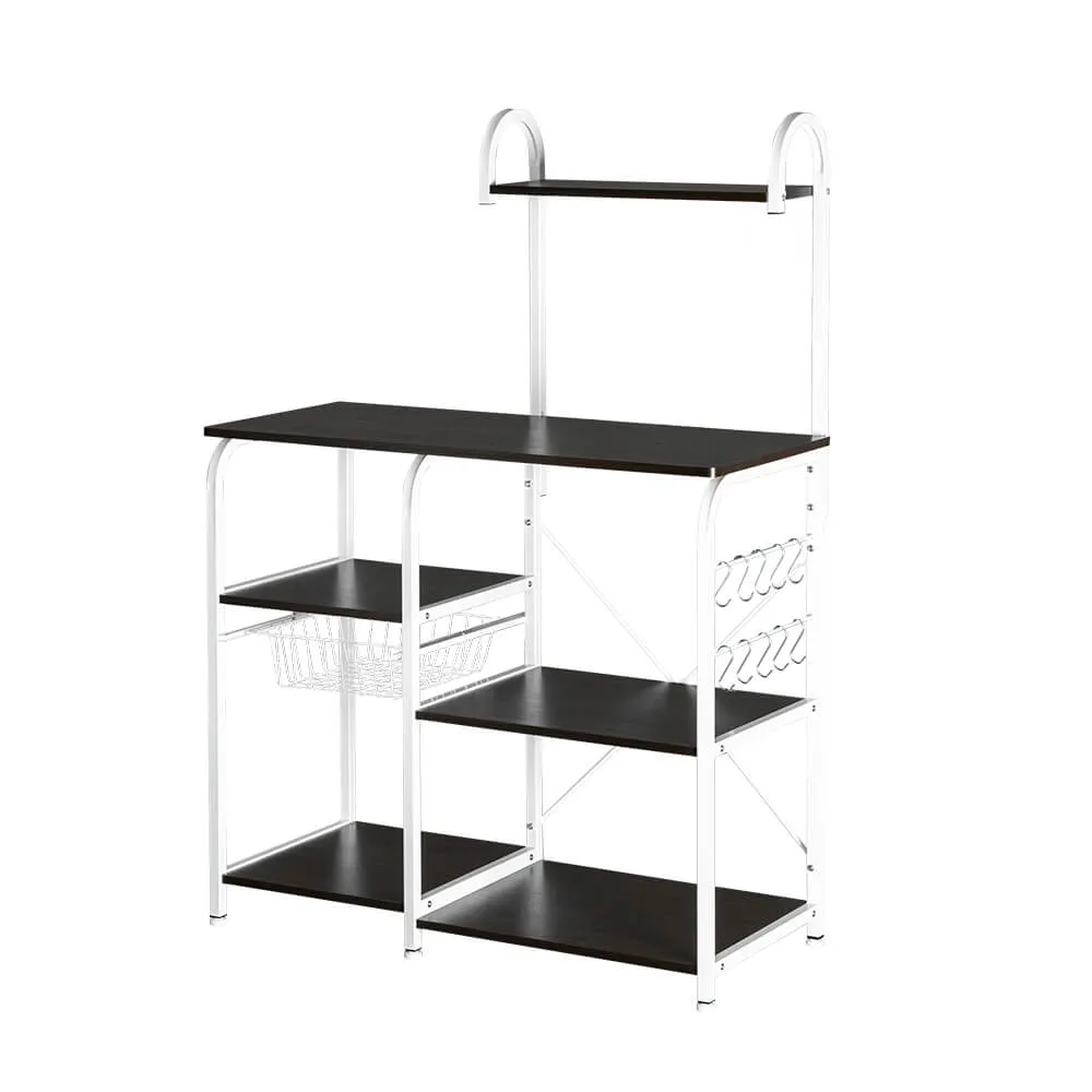 4-Tier Kitchen Baker's Rack Storage Cart Workstation Shelf