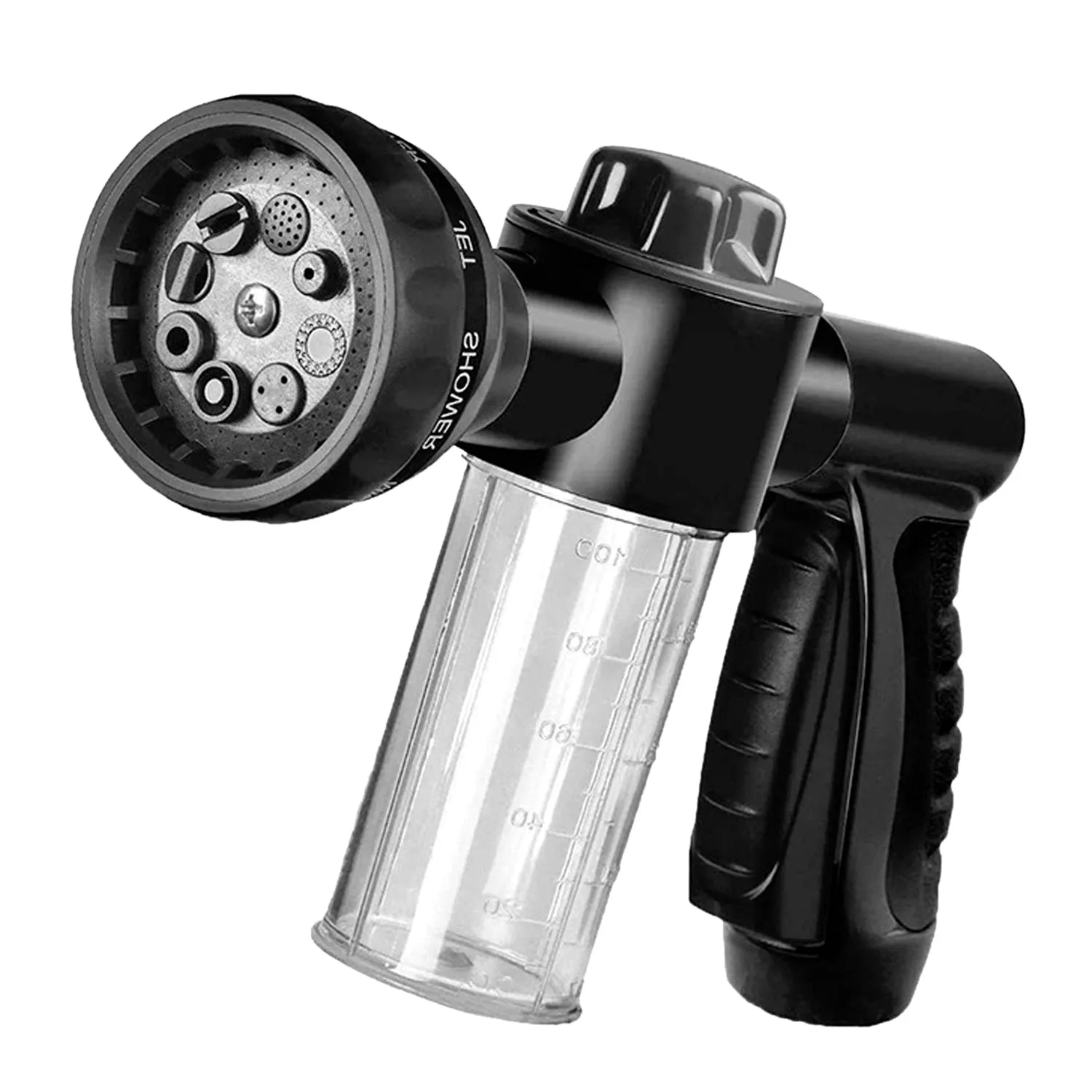 8-in-1 Foam Garden Hose Nozzle Soap Sprayer