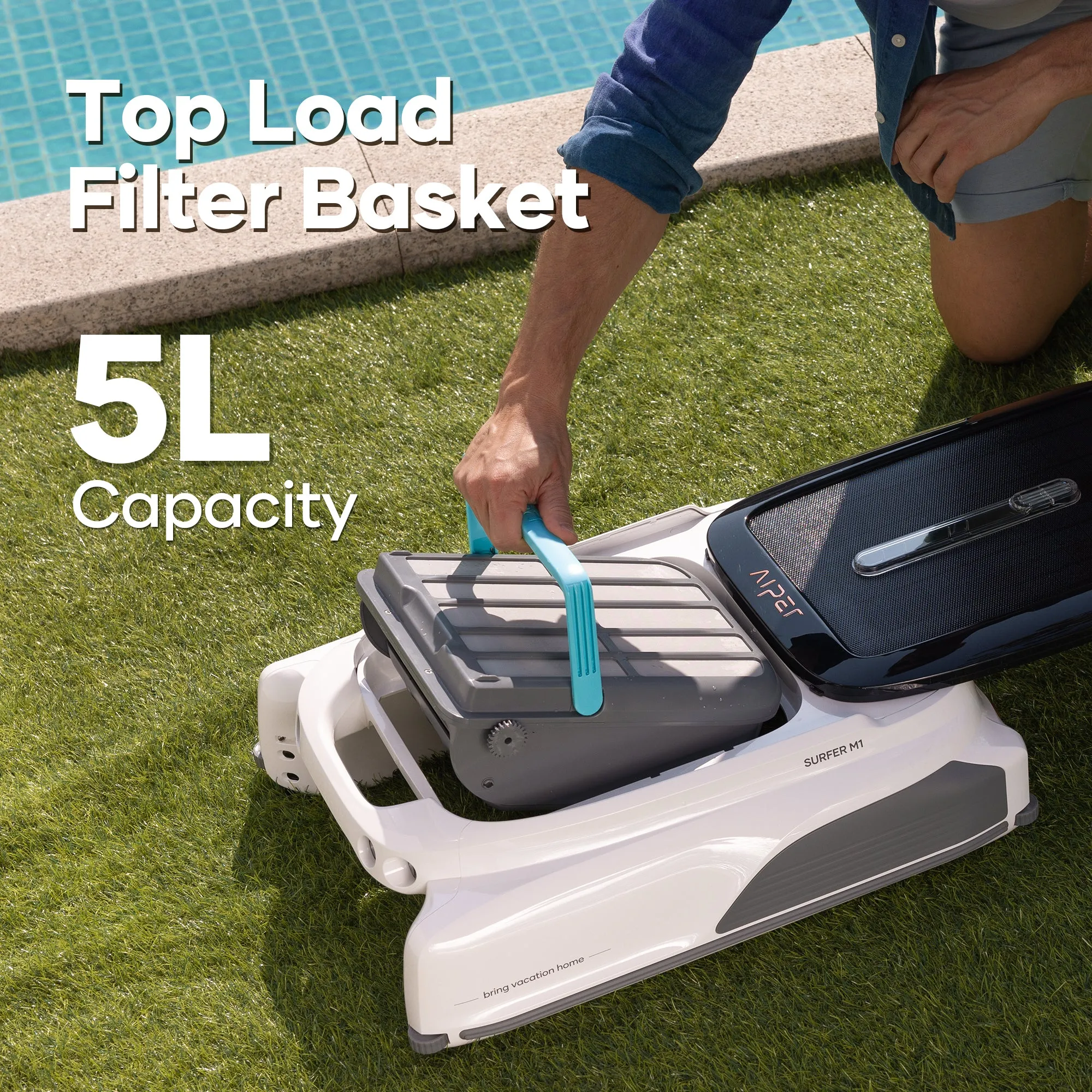 Aiper Surfer M1 Cordless Robotic Pool Skimmer