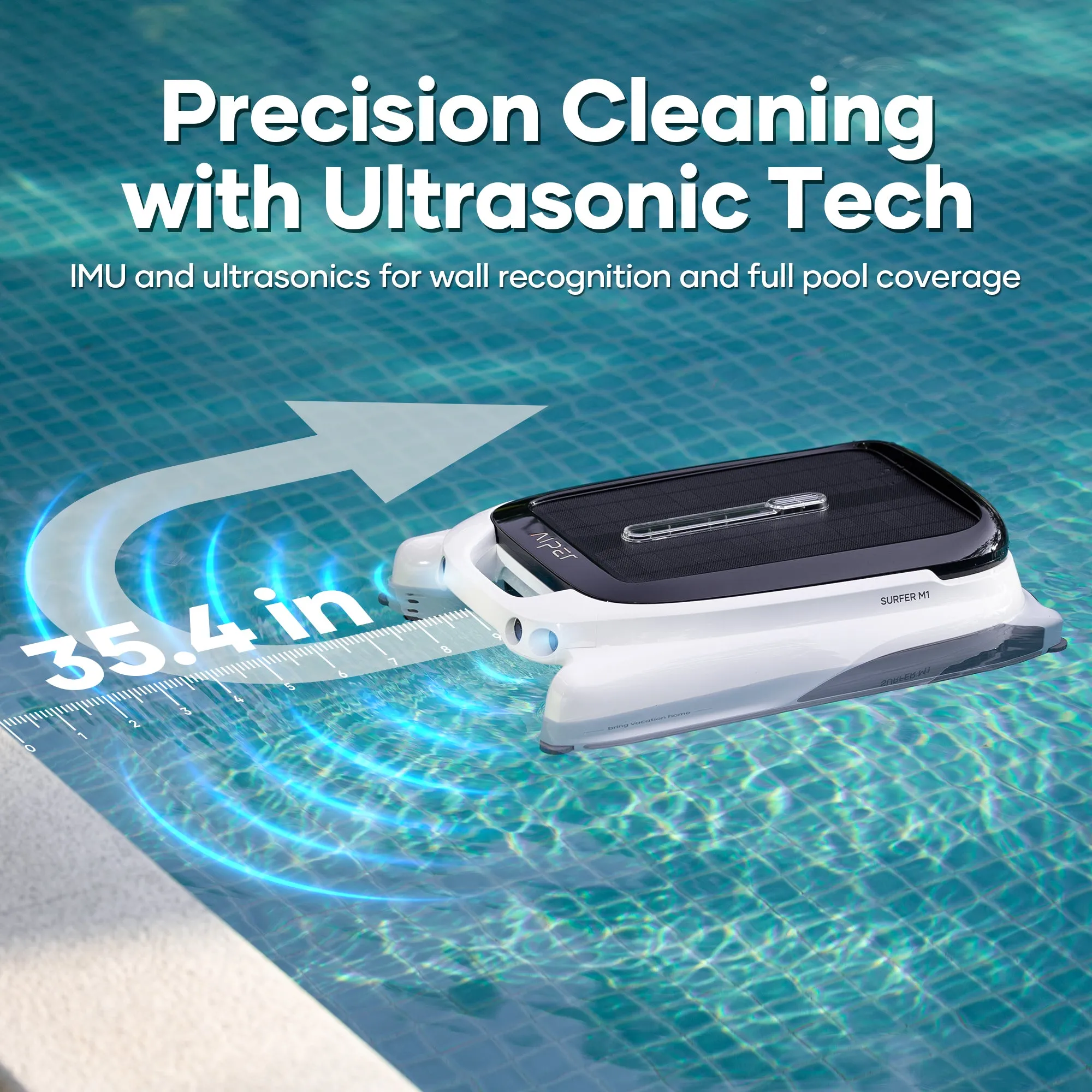 Aiper Surfer M1 Cordless Robotic Pool Skimmer