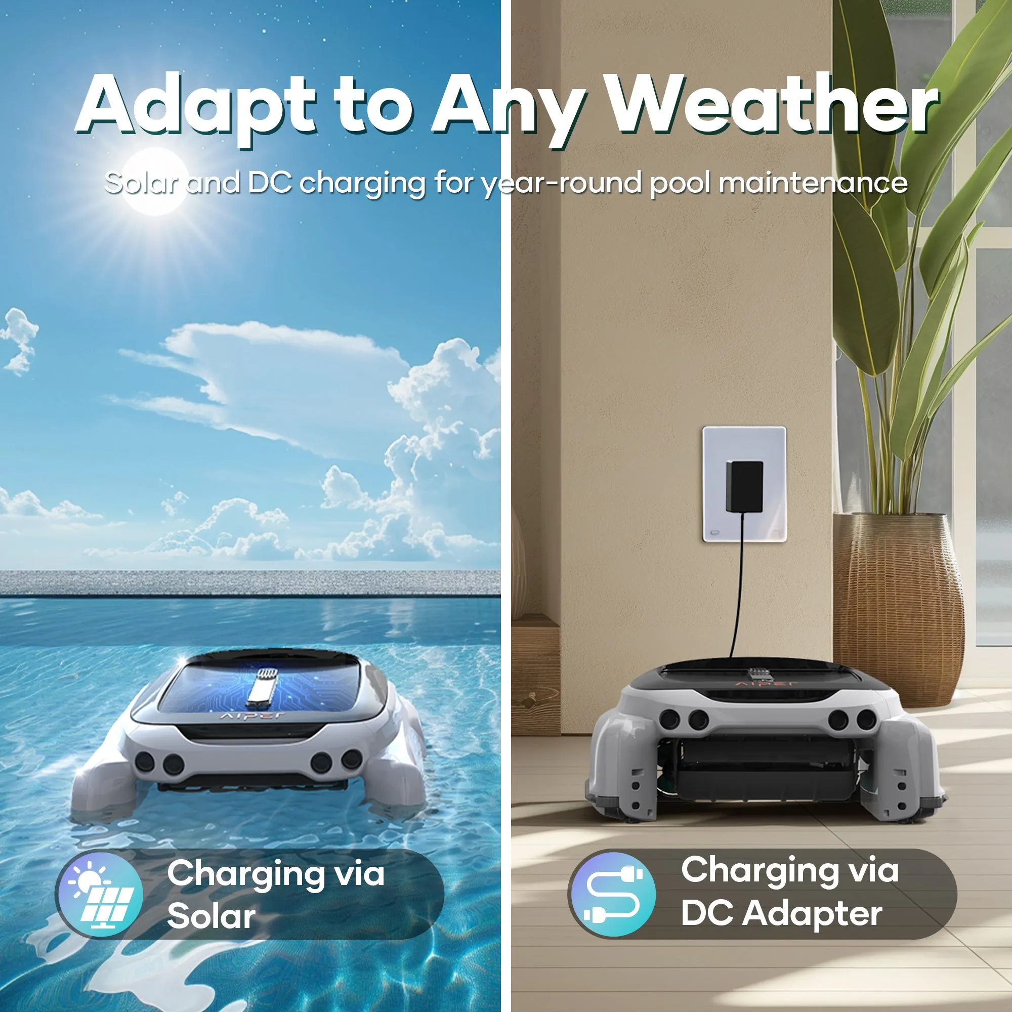 Aiper Surfer M1 Cordless Robotic Pool Skimmer