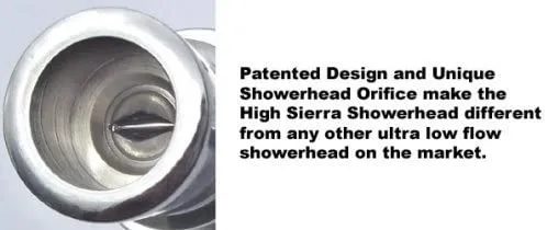 All Metal 1.5 GPM High Efficiency Low Flow Showerhead