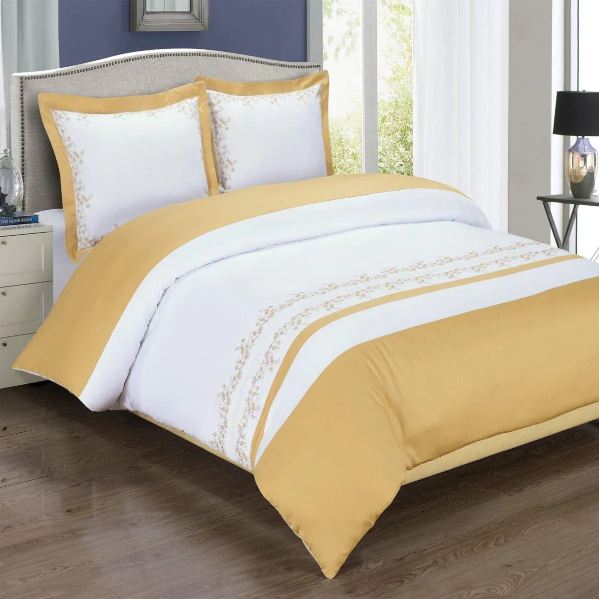 Amalia Embroidered Duvet Cover Set