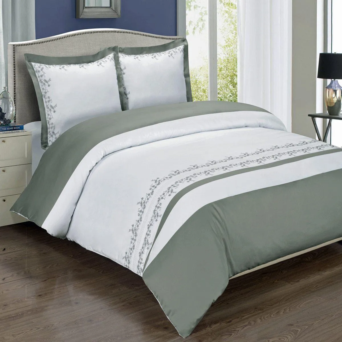 Amalia Embroidered Duvet Cover Set