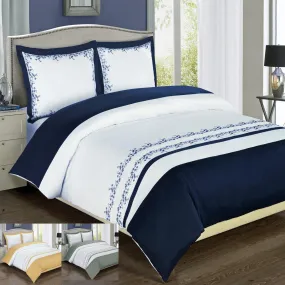 Amalia Embroidered Duvet Cover Set