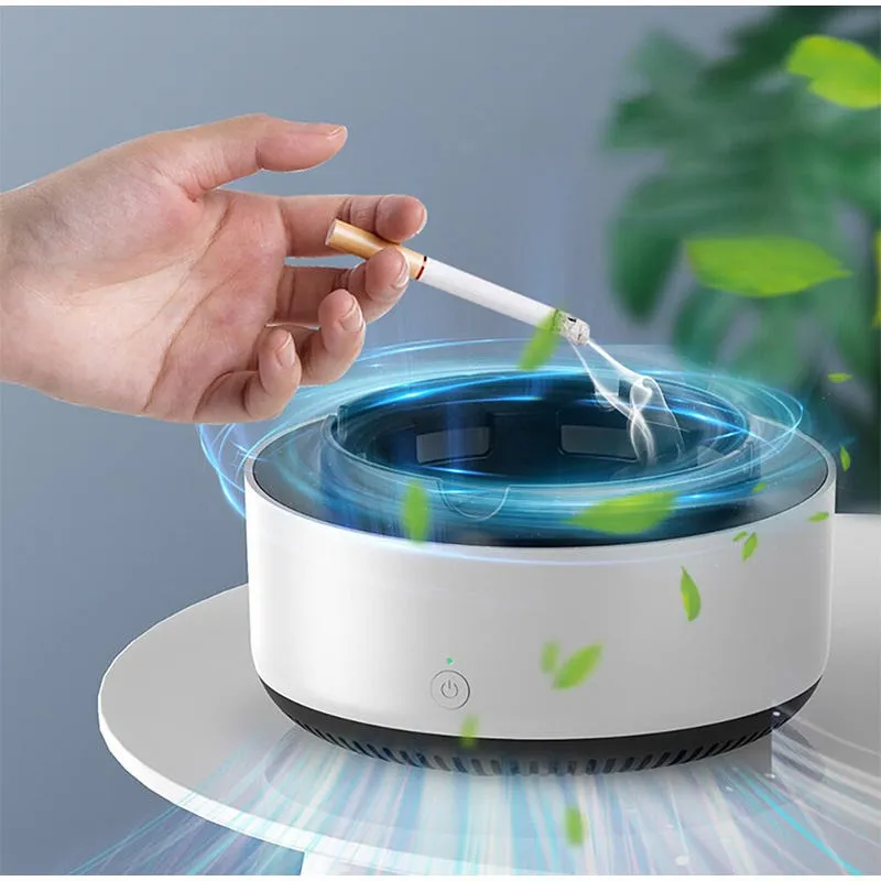 Aroma Self-Extinguishing Ashtray Air Purifier Function Smoke Removal Automatic Purifier Ashtrays | X01