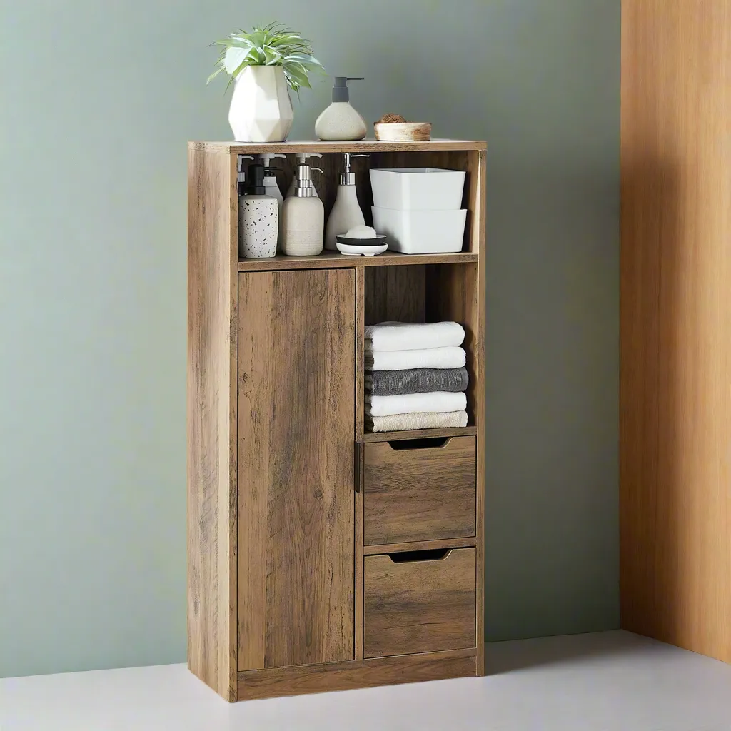 Bathroom Vanity Storage Cabinet by MerryLuk | Compact & Stylish