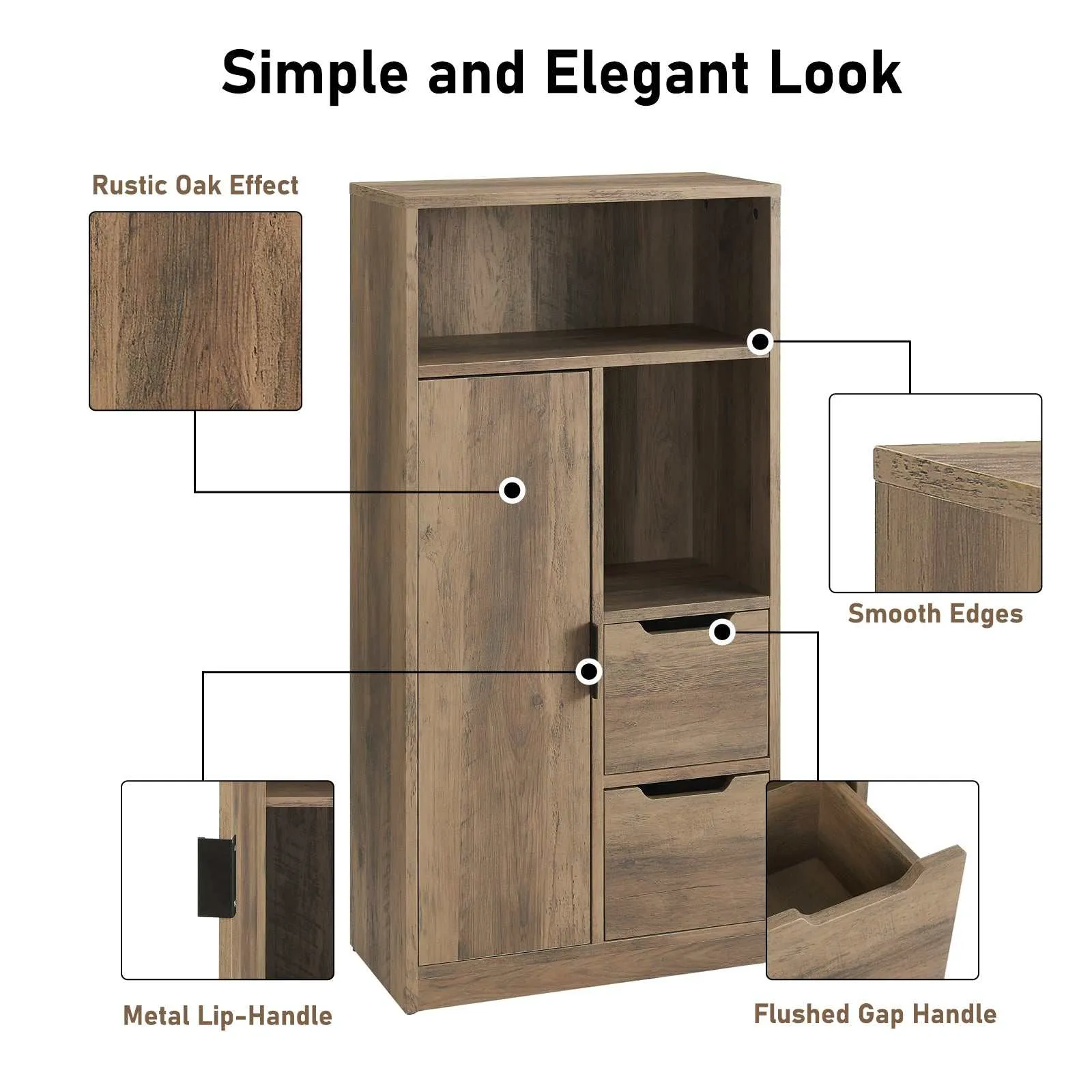 Bathroom Vanity Storage Cabinet by MerryLuk | Compact & Stylish