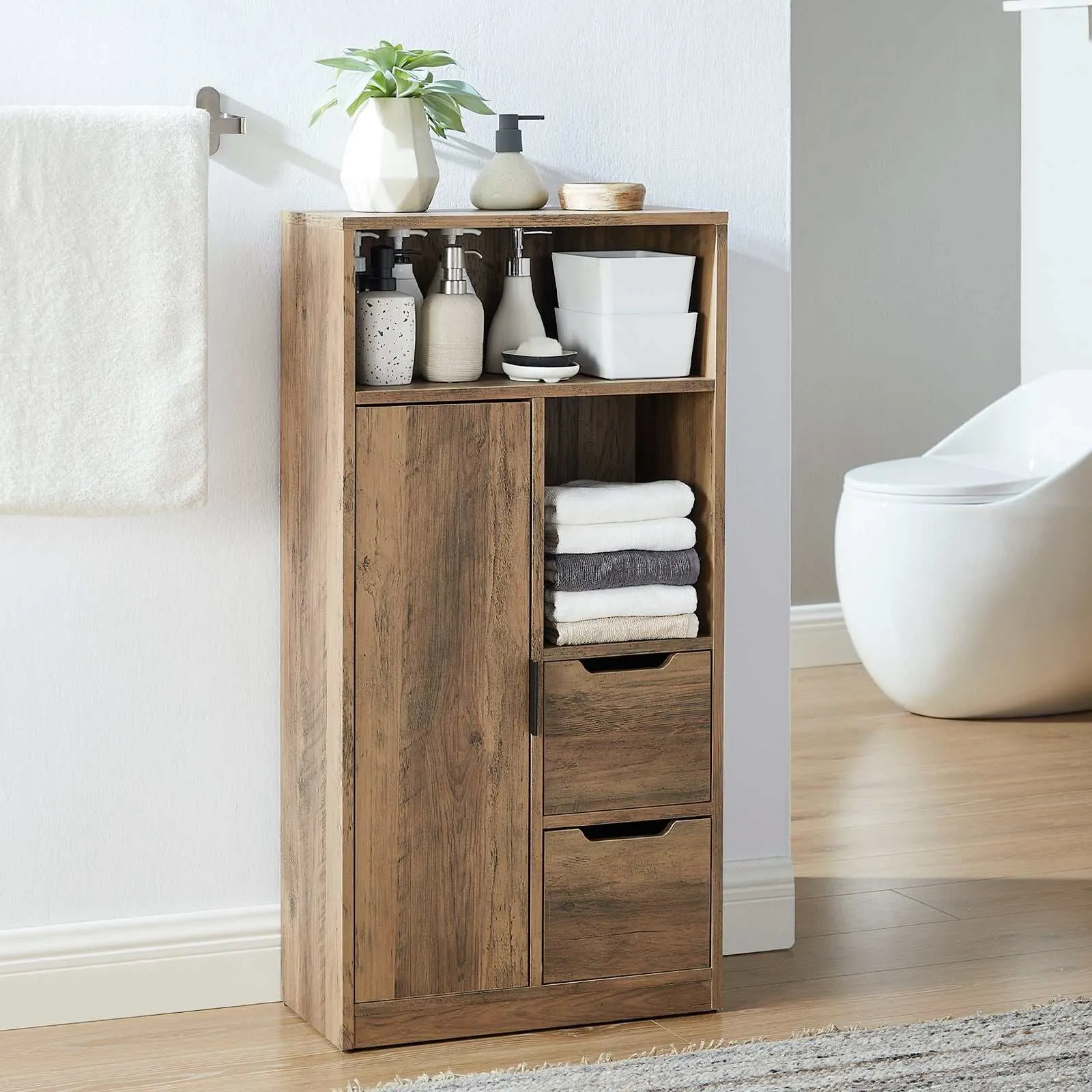 Bathroom Vanity Storage Cabinet by MerryLuk | Compact & Stylish