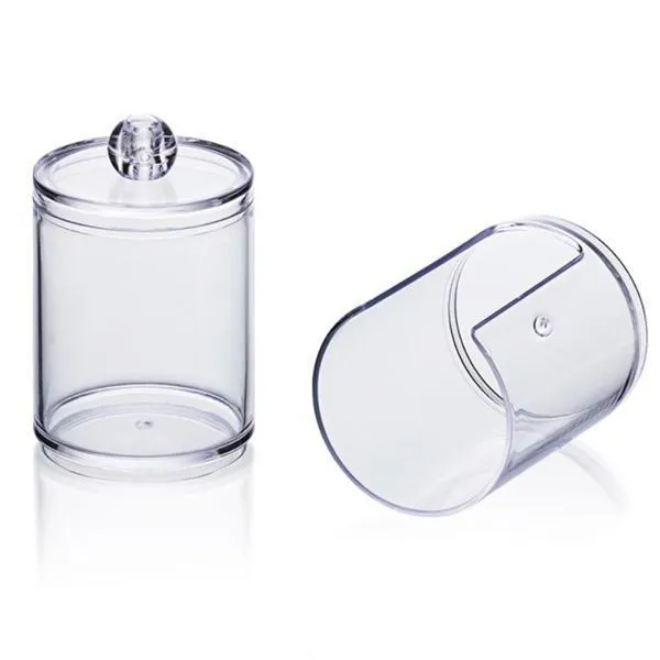 Born Pretty - Transparent Acrylic Detachable Cotton Pad Case Container #43788