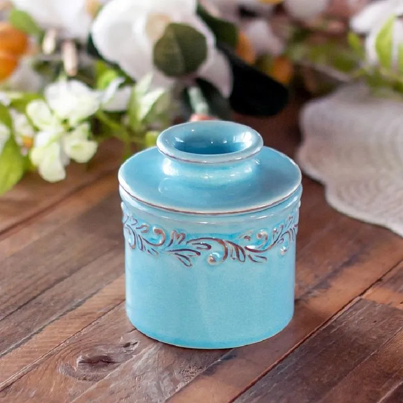 Butter Bell Crock Powder Blue