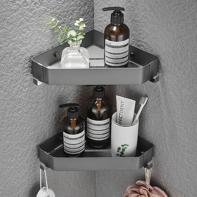 Corner Shelf Bathroom Storage Shelves Triangle Towel Storage Rack