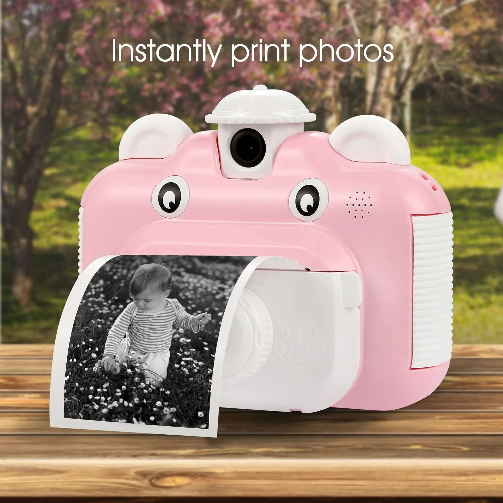 Dartwood Kids Printing Camera | 1080p 2.4 Inch Display | 3.2 GB Micro SD