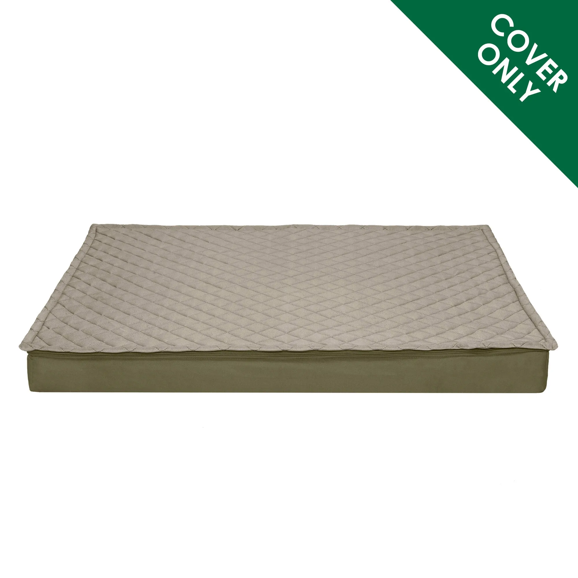 Deluxe Mattress Dog Bed - Quilt Top Convertible Indoor-Outdoor - Cover