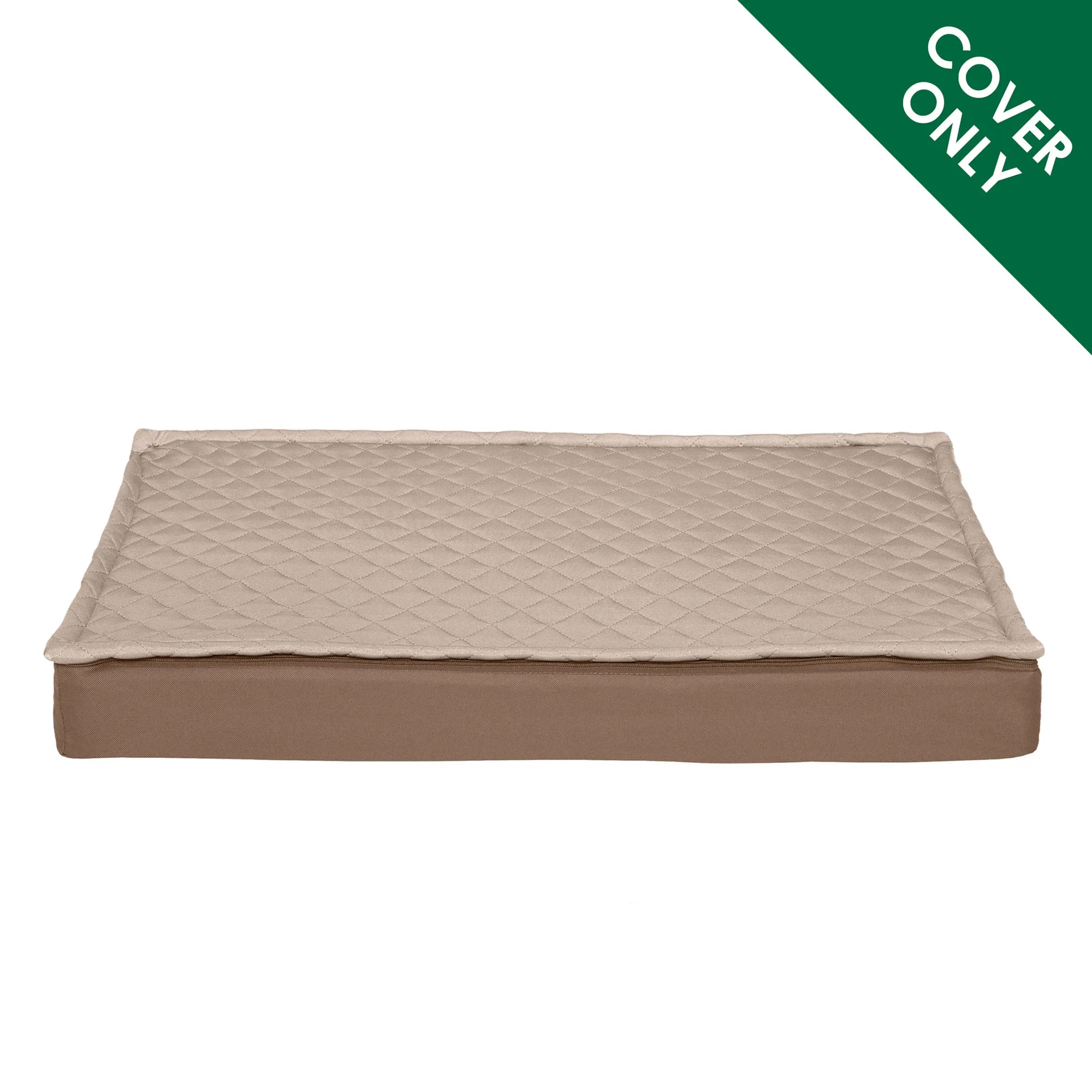 Deluxe Mattress Dog Bed - Quilt Top Convertible Indoor-Outdoor - Cover