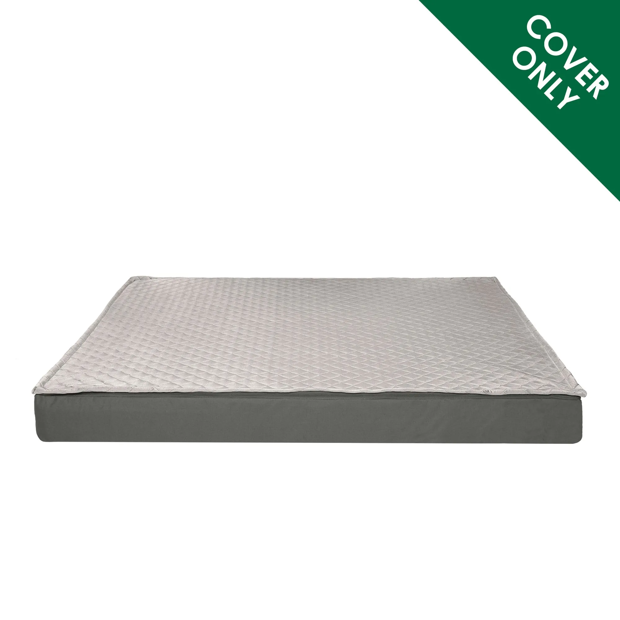 Deluxe Mattress Dog Bed - Quilt Top Convertible Indoor-Outdoor - Cover