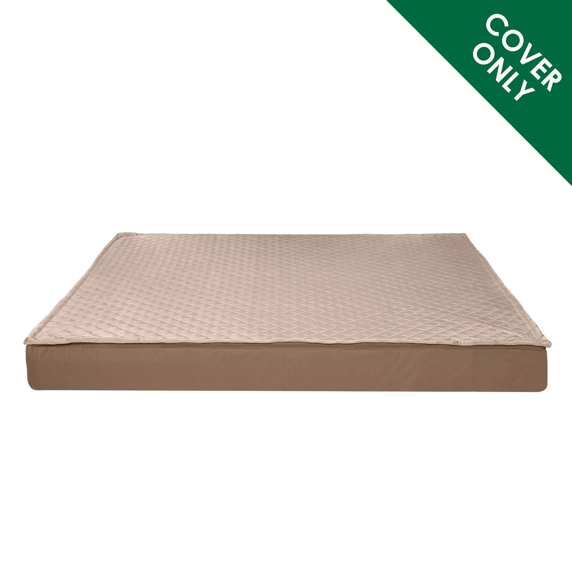 Deluxe Mattress Dog Bed - Quilt Top Convertible Indoor-Outdoor - Cover