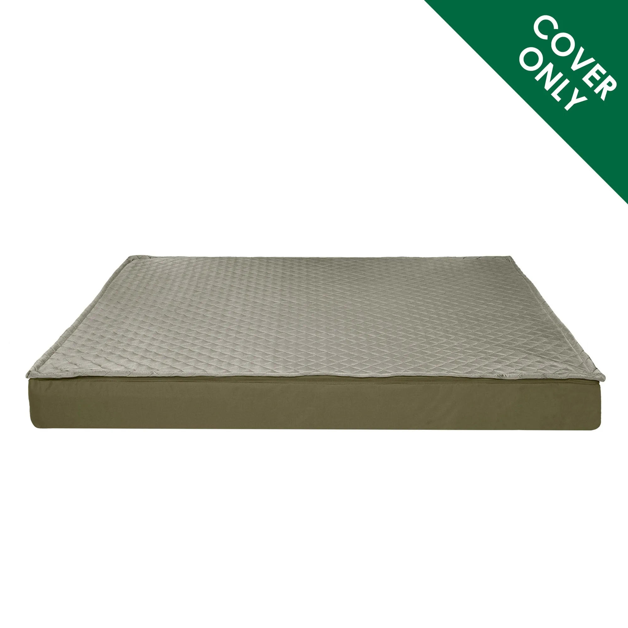 Deluxe Mattress Dog Bed - Quilt Top Convertible Indoor-Outdoor - Cover