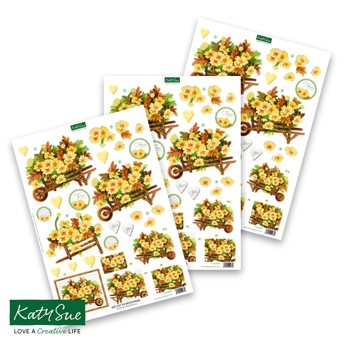 Die Cut Decoupage – Country Garden (pack of 12)