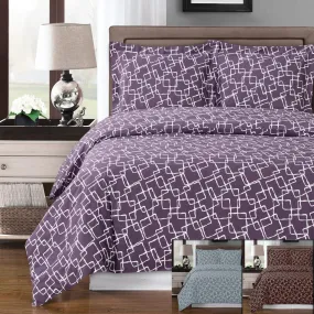 Eva Combed Cotton Duvet Cover Set