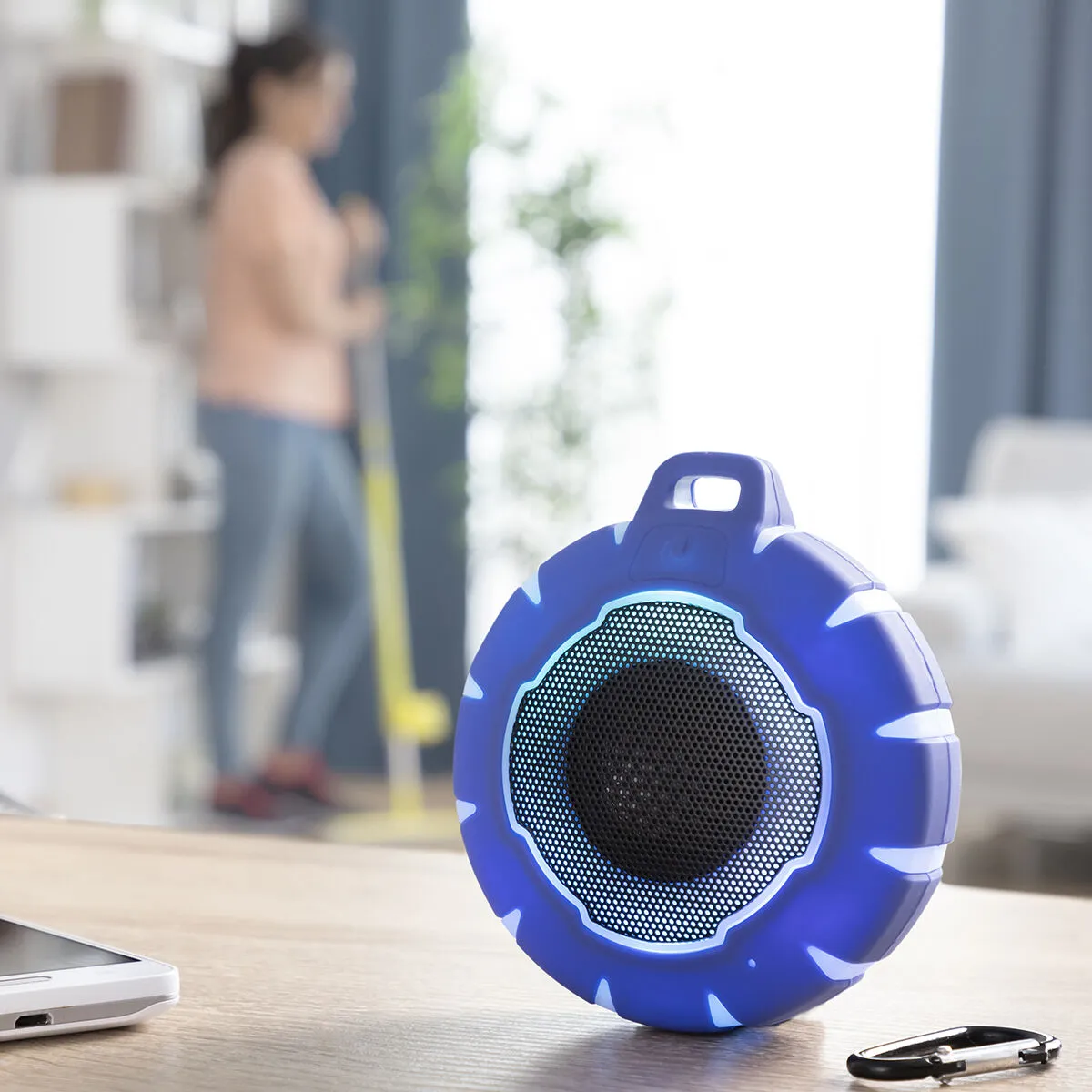 Floating Wireless Speaker with LED Floaker InnovaGoods