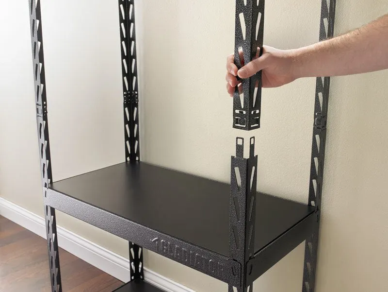 GLADIATOR 30" WIDE EZ CONNECT RACK W/FOUR 15" DEEP SHELVES