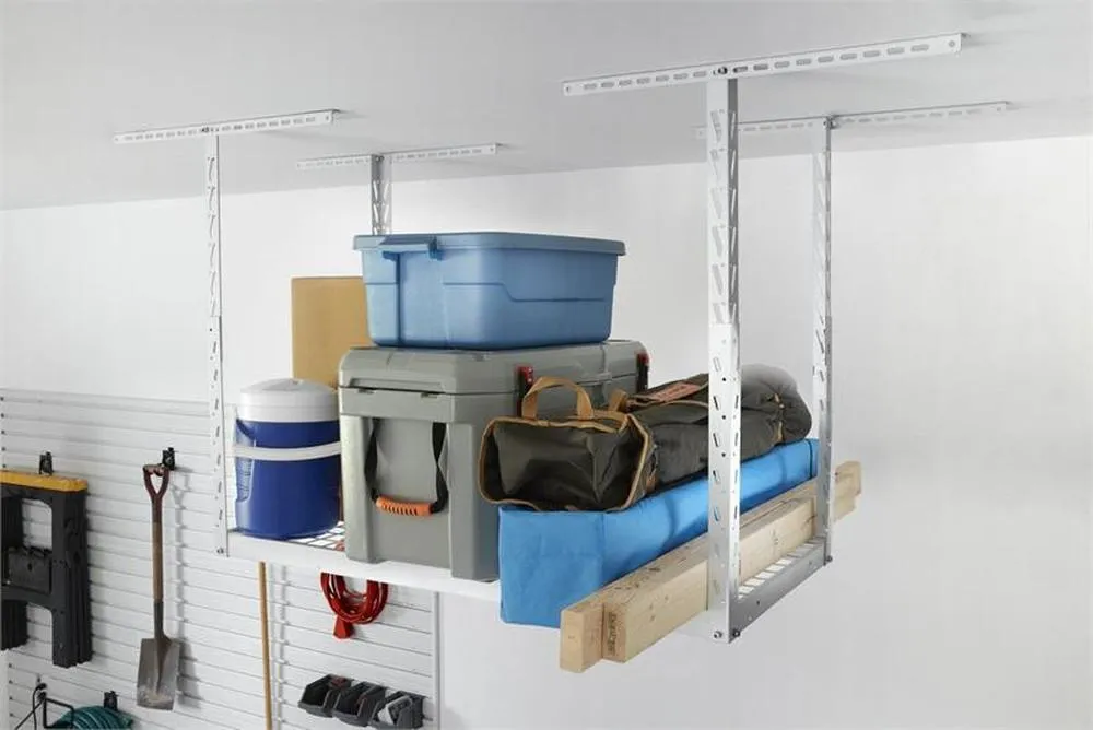 Gladiator Overhead GearLoft Storage Rack 2' X 4' - White