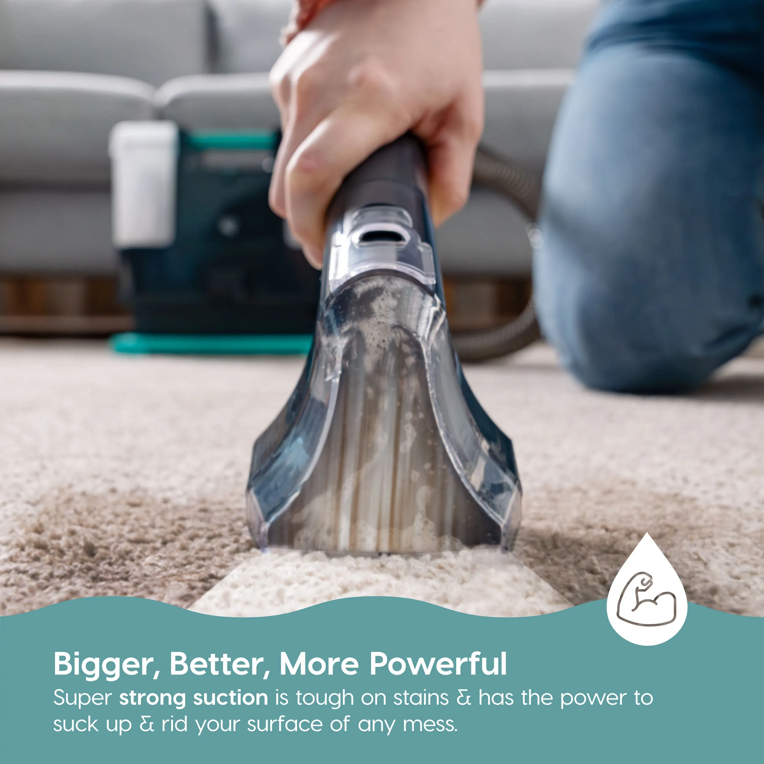 High-Power Portable Carpet and Spot Cleaner