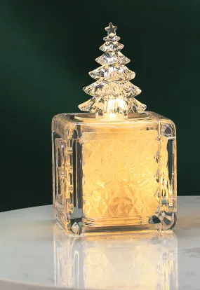 Ice Cube Revolving Christmas Tree