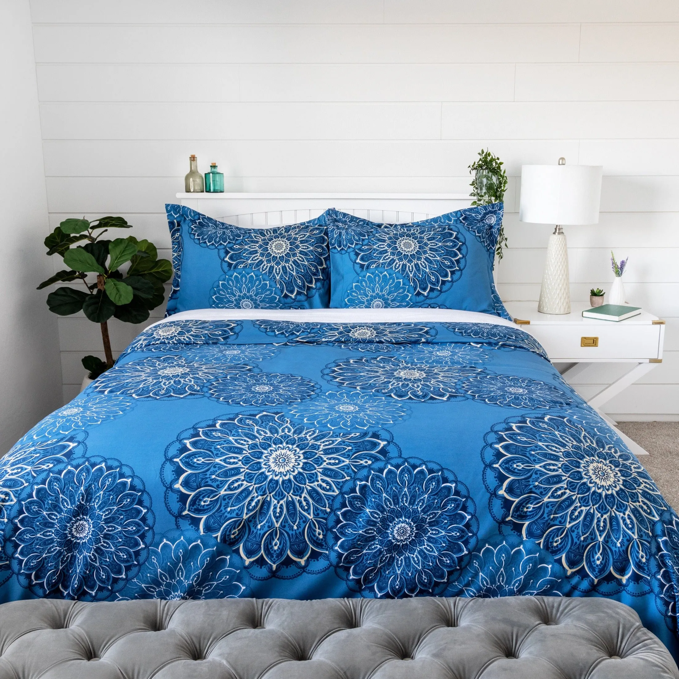 Midnight Floral Duvet Cover Set