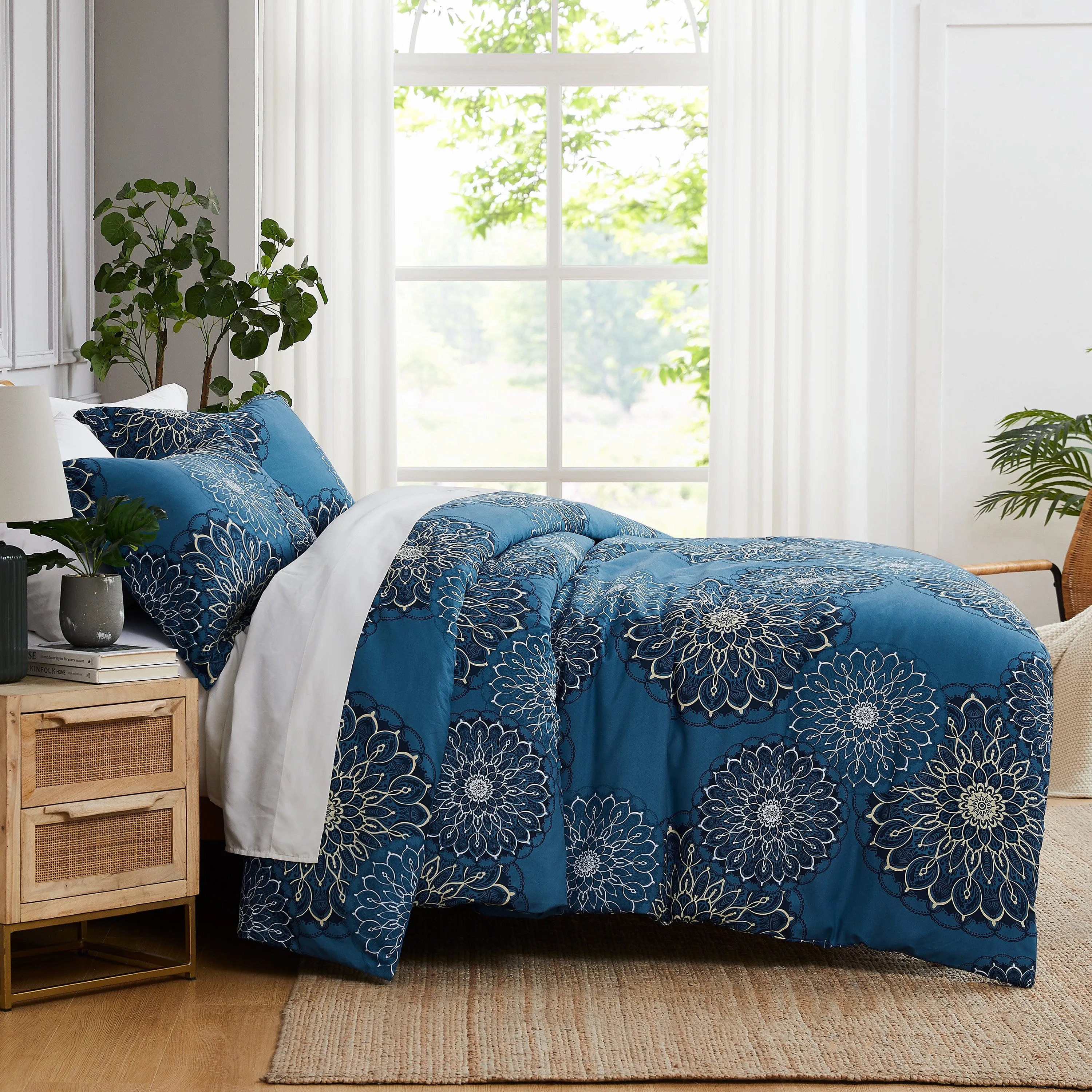 Midnight Floral Duvet Cover Set