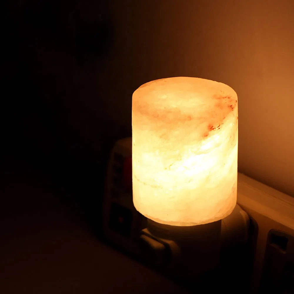 Natural Himalayan Pink Salt Lamp Cylinder Shape