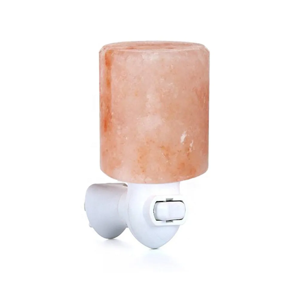 Natural Himalayan Pink Salt Lamp Cylinder Shape