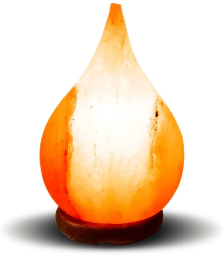 Natural Himalayan Pink Salt Lamp Tear Drop Shape