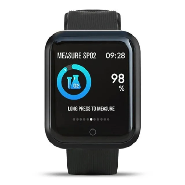 P68 Smart Watch Men Women 2019 Blood Pressure Blood Oxygen Heart Rate Monitor Sports Tracker Smartwatch IP68 Connect IOS Android