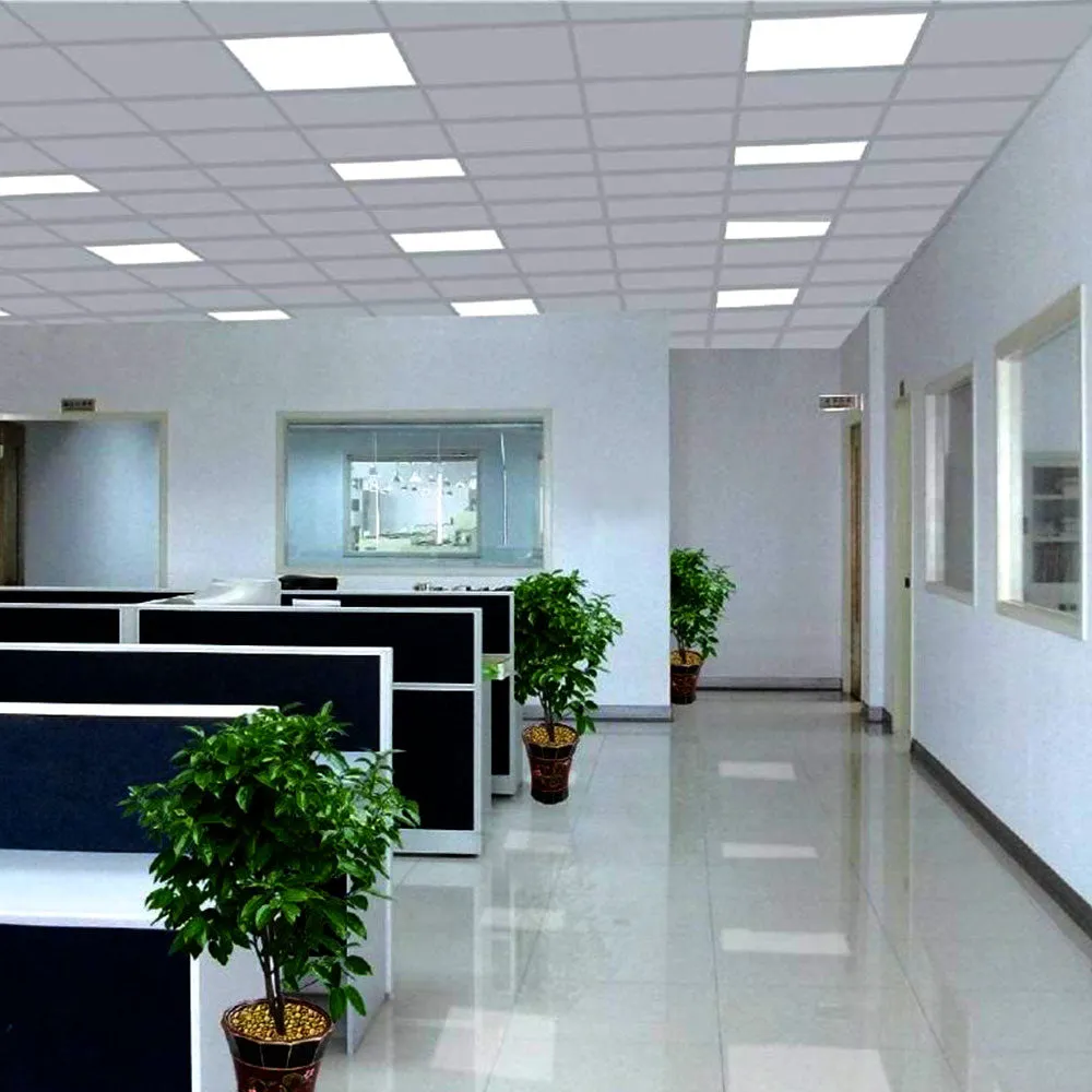 Pack of 6 units, 40W LED Ceiling Slim Edgelit Panel 6000K, 595x595 MM