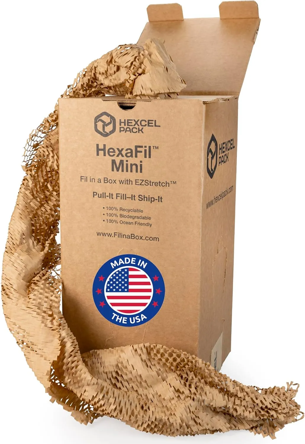 Packing Kraft Paper 15" x 20400" - 1700 ft. in Self-Dispensed Box