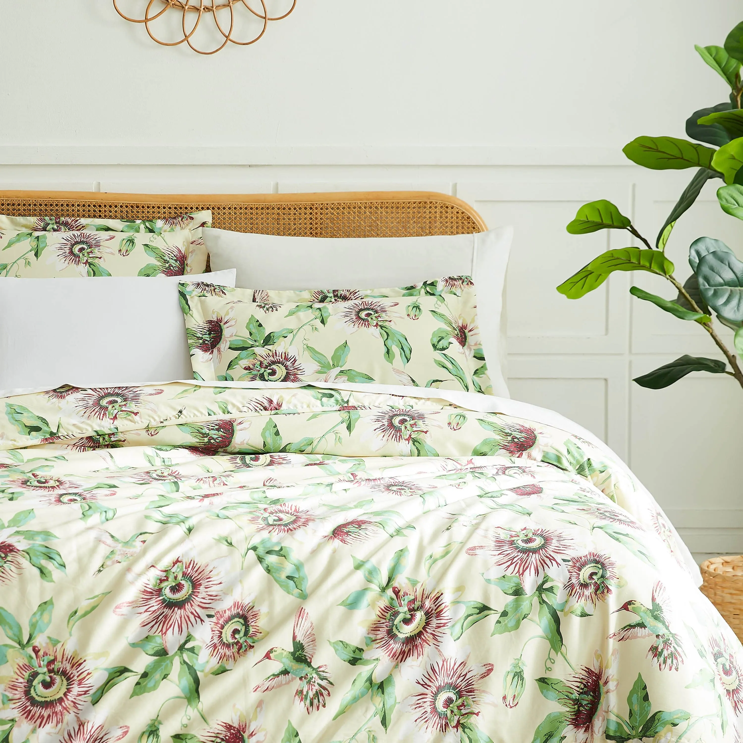 Passiflora Cotton Duvet Cover Set