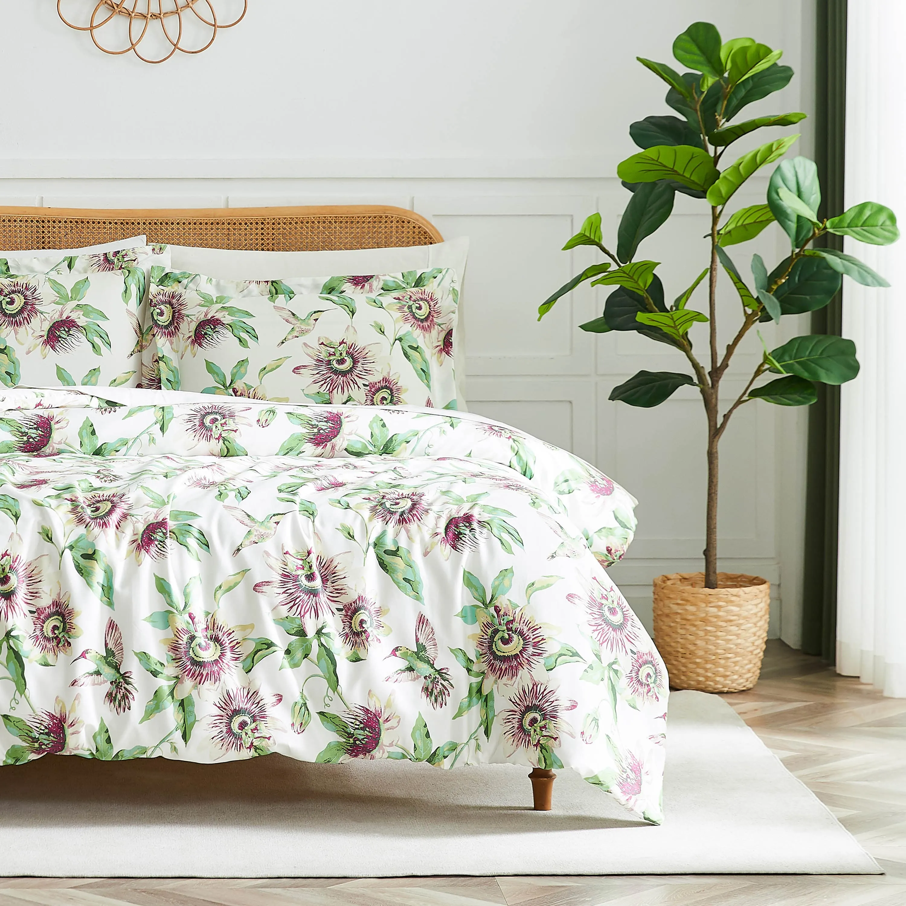 Passiflora Cotton Duvet Cover Set