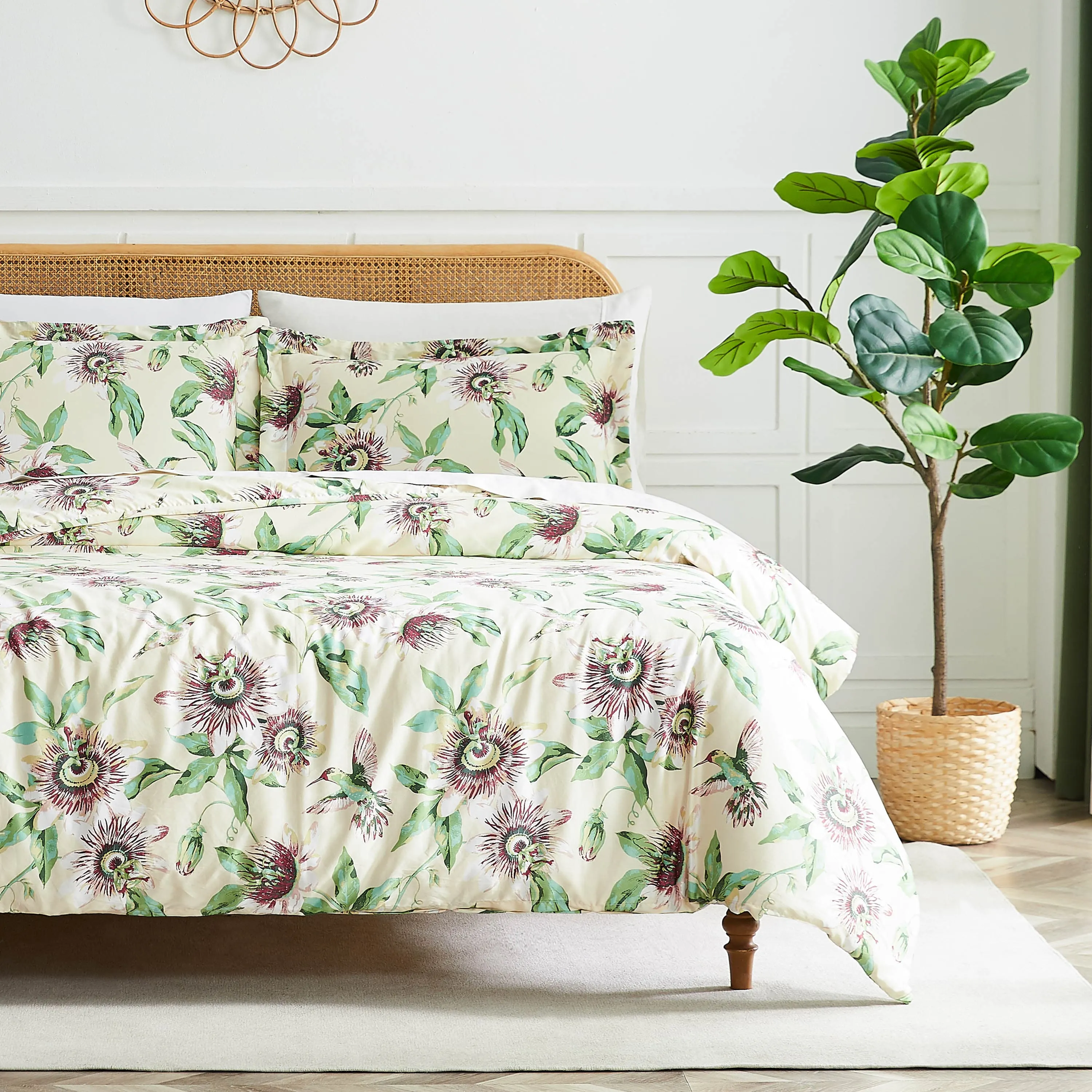 Passiflora Cotton Duvet Cover Set