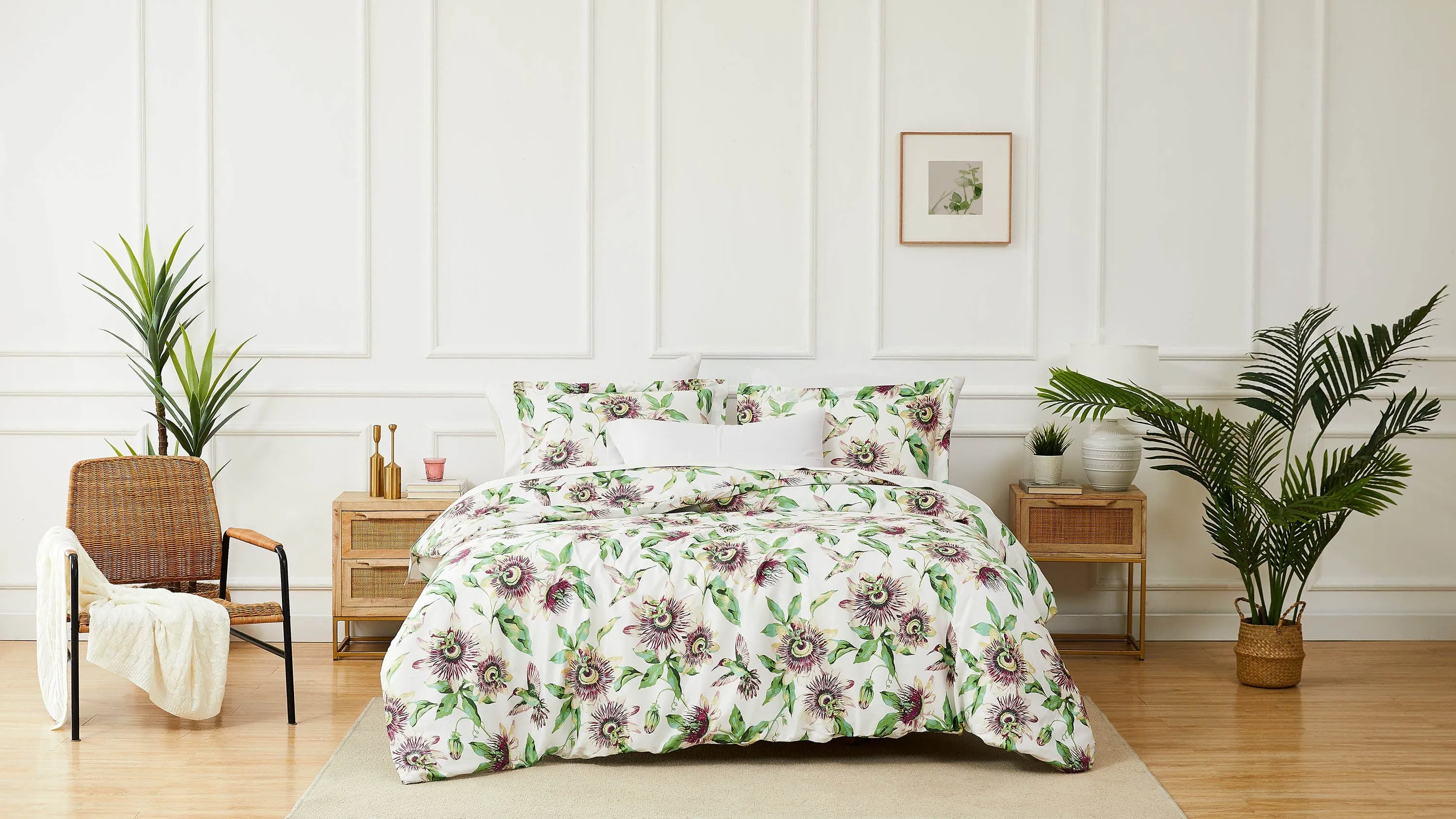 Passiflora Cotton Duvet Cover Set