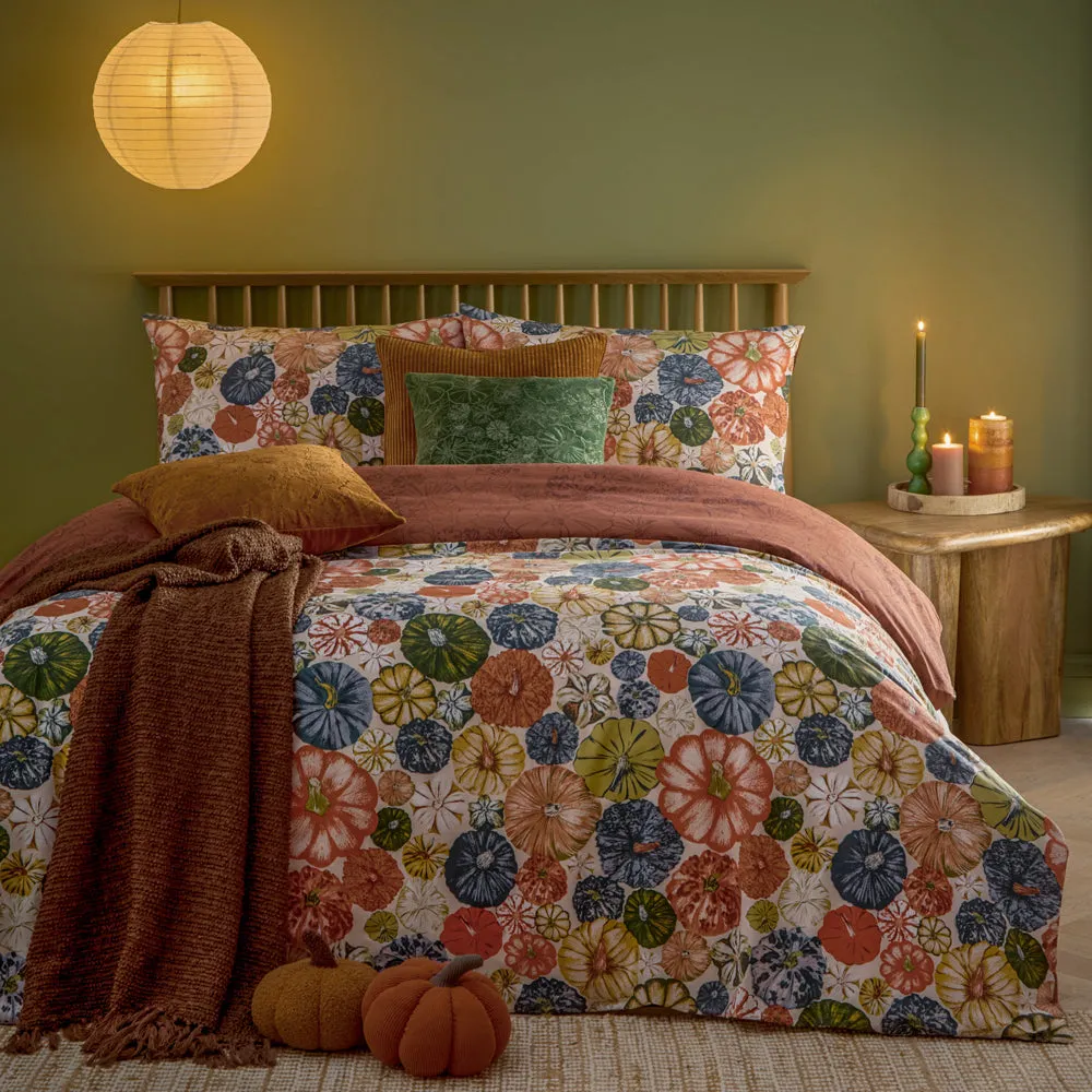 Picking Patch Pumpkin Duvet Cover Set Pecan