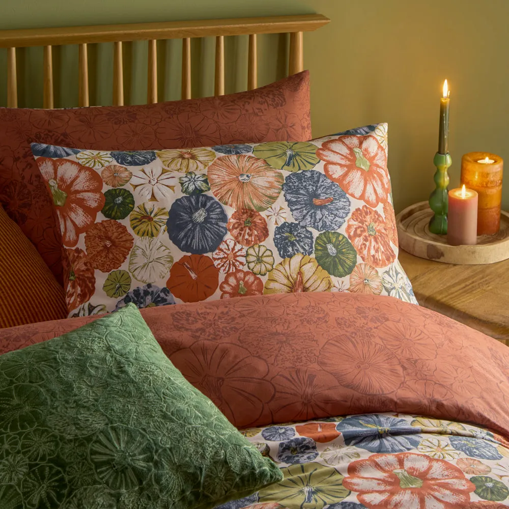 Picking Patch Pumpkin Duvet Cover Set Pecan